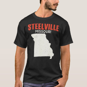 Camiseta Steelville Missouri EUA State America Viagem Misso