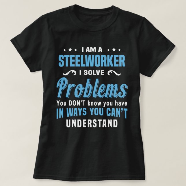 Camiseta Steelworker (Frente do Design)