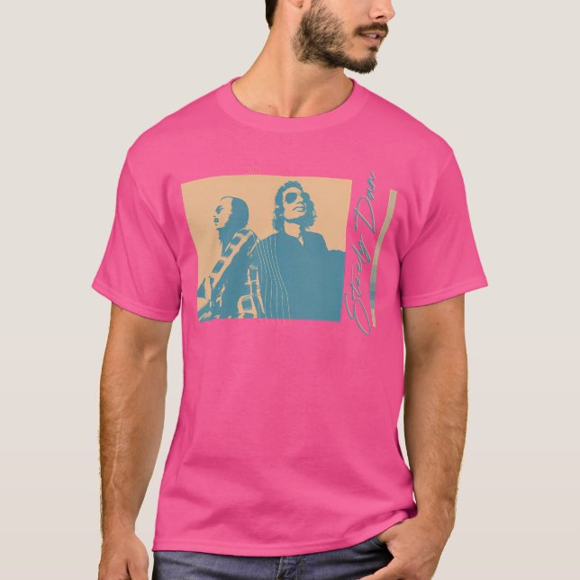 Camiseta Steely Dan 70S - Design estética (Frente)