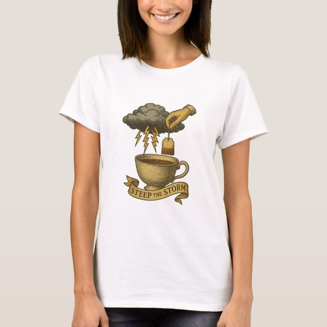 Camiseta Steep The Storm Thunder Tea Scene (Frente)