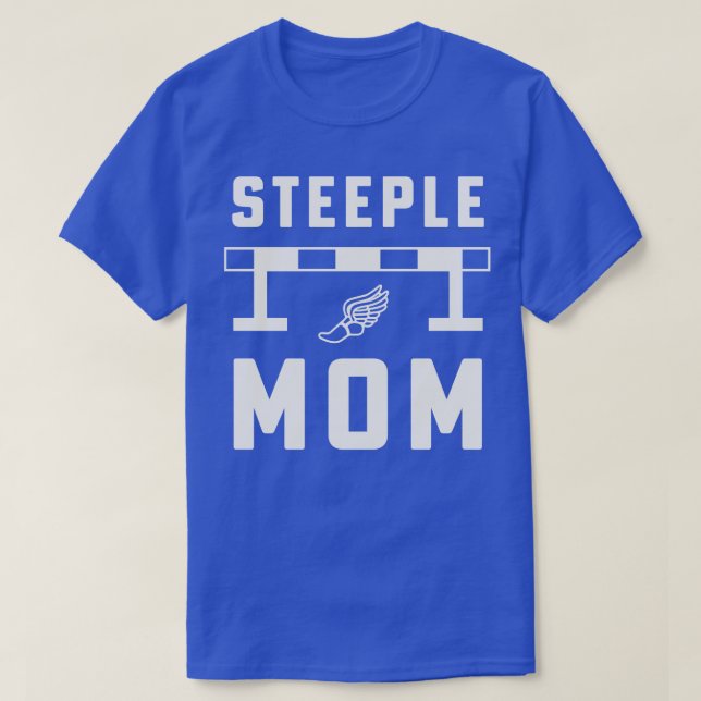 Camiseta Steeplechase Mãe Steeplechase 3000m Track e Fiel (Frente do Design)