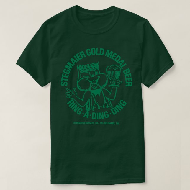Camiseta Stegmaier Dourado Medalha Beer (Frente do Design)