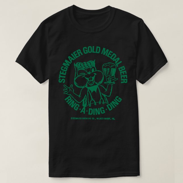 Camiseta Stegmaier Dourado Medalha Beer (Frente do Design)