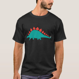 Camiseta Stegosaurus bonito do dinossauro