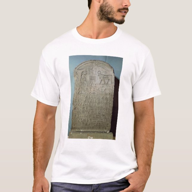 Camiseta Stela que comemora o enterro dos Apis (Frente)