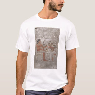 Camiseta Stela que descreve o falecido