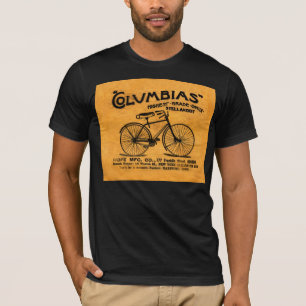 Camiseta Stella leu entre as linhas bicicleta do vintage