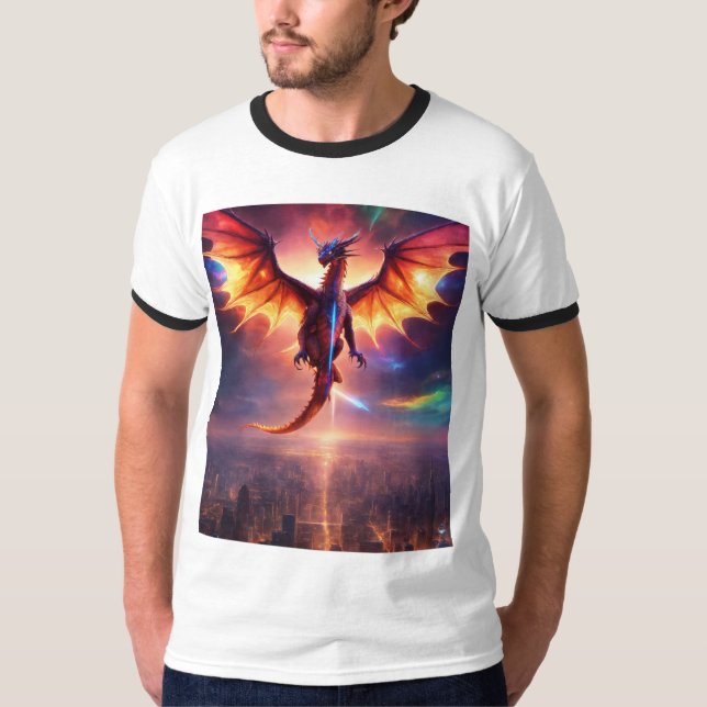 Camiseta Stellar Dragon Sky T-Shirt (Frente)