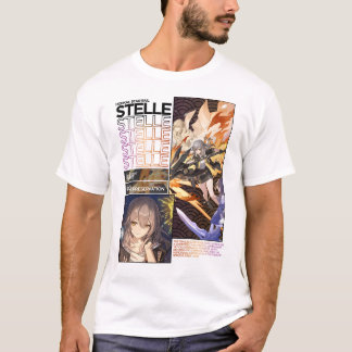 Camiseta Stelle Fire Character Info - Trilho Honkai Star