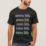 Camiseta STEM Life Science Technology Engineering Maac Teac<br><div class="desc">Professora de Engenharia de Matemática da STEM Life Science.</div>