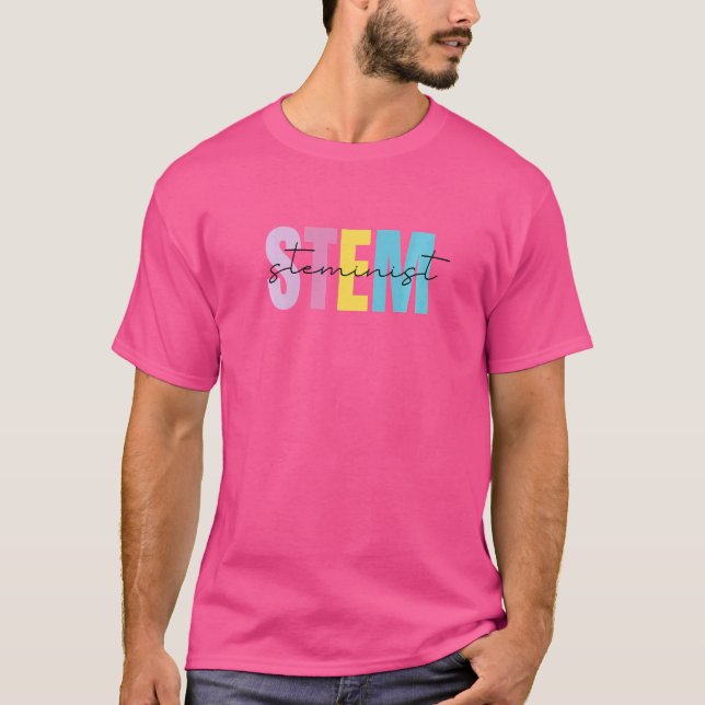 Camiseta Stem Squad Science Technology Engineering Math Ste (Frente)