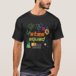 Camiseta STEM Squad Science Technology Engineering Math Tea<br><div class="desc">Engenharia de Tecnologia de Ciências STEM Squad para Crianças de Professores de Matemática.</div>