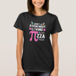 Camiseta Steminist Lovist Pizza Science Technology Matth St<br><div class="desc">Steminista Adorando Pizza Tecnologia Matemático Steminista.</div>