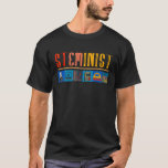 Camiseta Steminist Science Technology Engineering Math Stem<br><div class="desc">Steminist Science Technology Engineering Math Stem.</div>