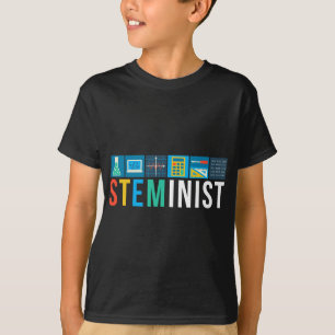 Camiseta Steminist Science Technology Engineering Math STEM