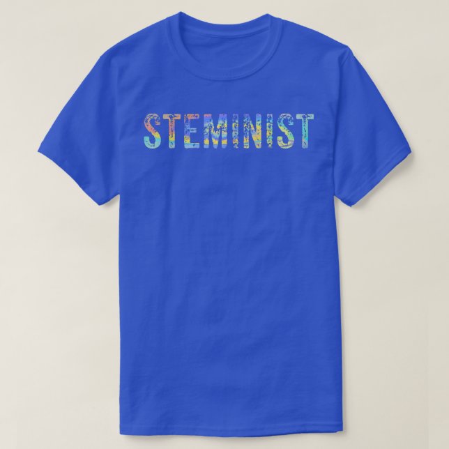 Camiseta Steminist STEM-inist Math Girls Science Lover Tie (Frente do Design)