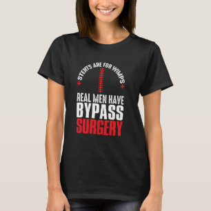 Camiseta Stents São Para Wimps Homens Verdadeiros Ignoram C