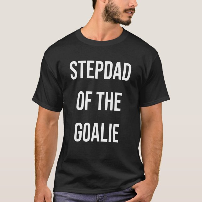 Camiseta Stepdad Da Goalie Trendy Soccer 1 (Frente)