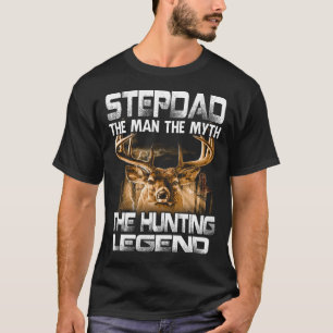 Camiseta Stepdad O Homem A Lenda Da Caça
