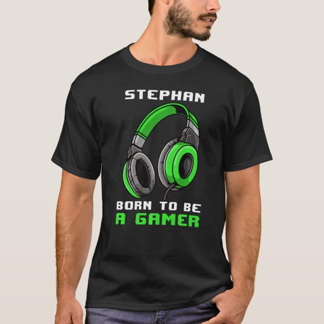 Camiseta Stephan Nascer De Ser Um Jogador Personalizado (Frente)