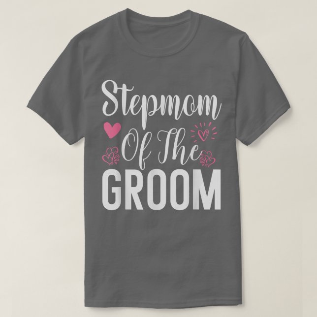 Camiseta Stepma do Groom Step Mamãe Senhoras Stepma Nós (Frente do Design)