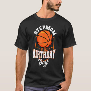 Camiseta Stepman Do Aniversário Do Tema De Basquete