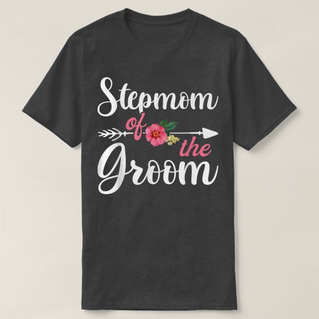 Camiseta Stepman do noivo para mulheres, Solteiro Bonus M (Frente do Design)
