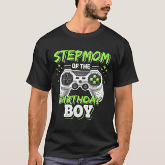 Camiseta Stepman Do Vídeo Da Família Birthday Boy Matching