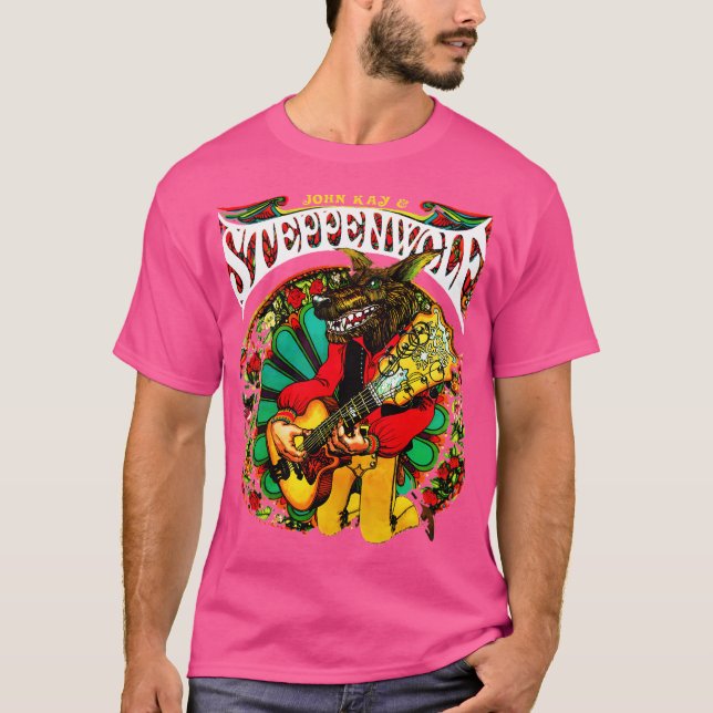 Camiseta Steppenwolf Atres Banda Rock 90Art (Frente)