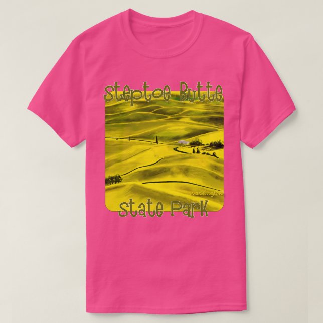 Camiseta Steptoe Butte State Park Washington (Frente do Design)