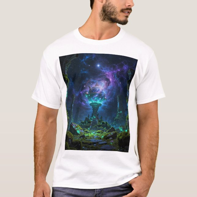 Camiseta Sternenpfad – Reise durch das Universum (Frente)