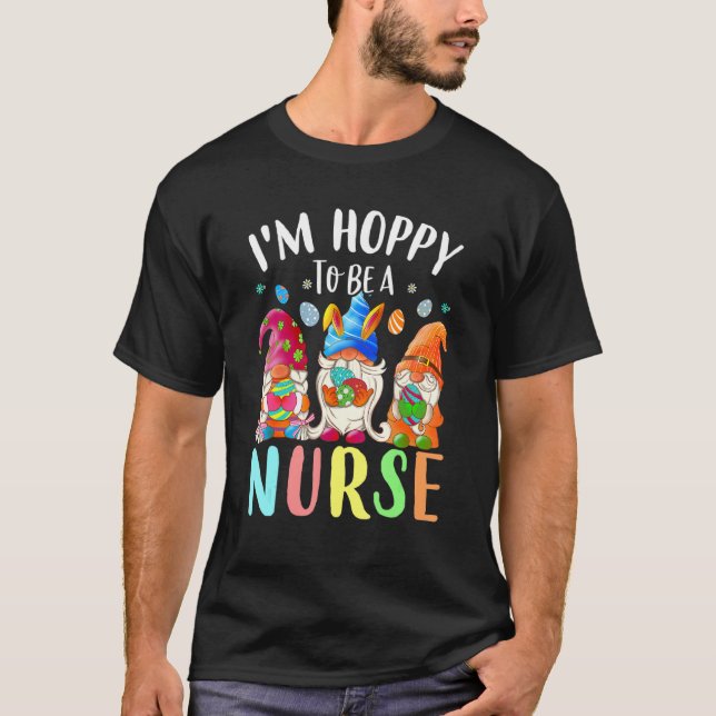 Camiseta Stethoscope Adora Enfermeira Páscoa Enfermeira Gno (Frente)