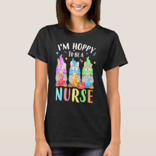 Camiseta Stethoscope Adora Enfermeira Páscoa Enfermeira Gno