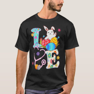 Camiseta Stethoscope Enfermeira Enfermeira Coelhinha Dia da