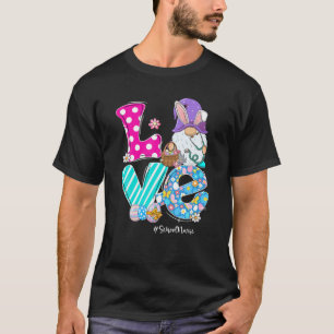 Camiseta Stethoscope Gnome Escola Enfermeira Enfermeira Eng
