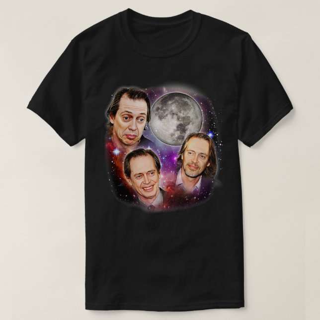 Camiseta Steve Buscemi Moon (Frente do Design)