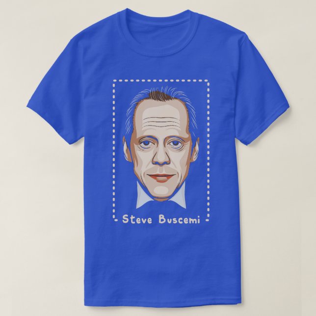 Camiseta Steve Buscemi Vintage Fan Art (Frente do Design)