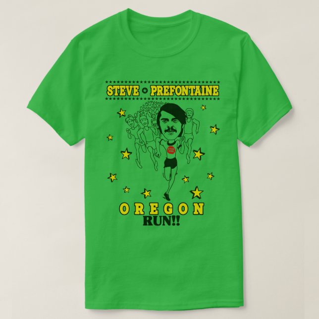 Camiseta Steve Prefontaine Oregon Run (Frente do Design)