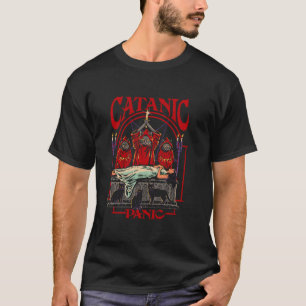 Camiseta Steven Rhodes Pânico Catanico Gatos Pretos Retro S