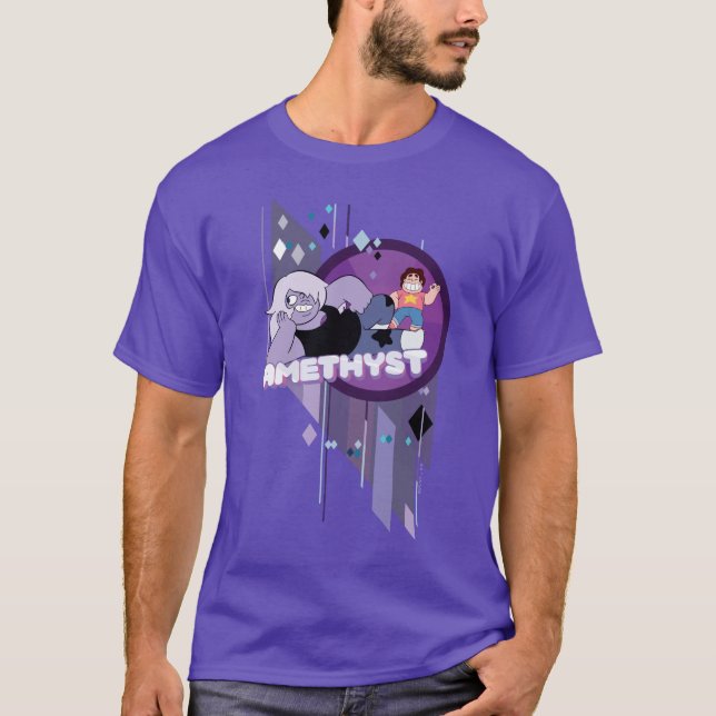 Camiseta Steven Universe | Gráfico de Caracteres Ametist (Frente)