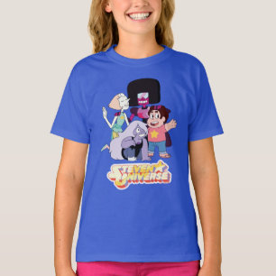 Camiseta Steven Universe   Grupo Crystal Gem Huddle