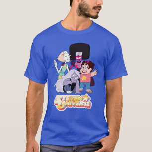 Camiseta Steven Universe   Grupo Crystal Gem Huddle