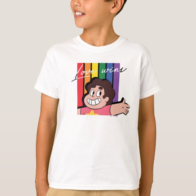 Camiseta Steven Universe - O amor ganha (Frente)