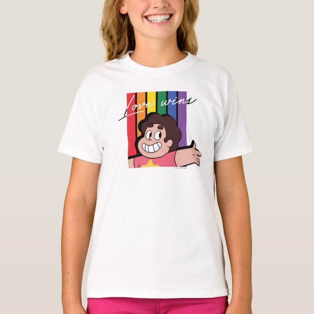 Camiseta Steven Universe - O amor ganha (Frente)