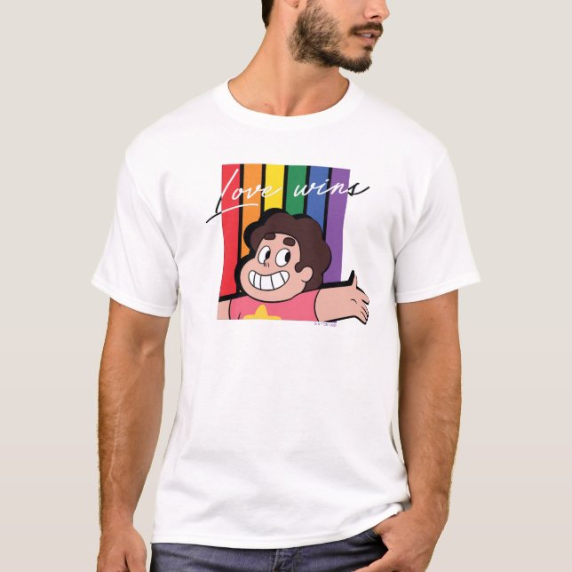 Camiseta Steven Universe - O amor ganha (Frente)