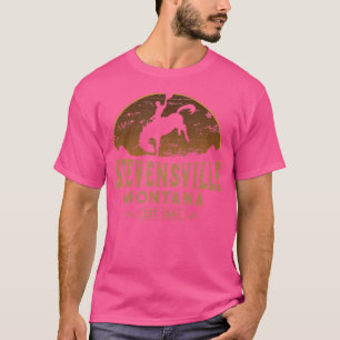 Camiseta Stevensville Montana Mt Wild West Rodeo
