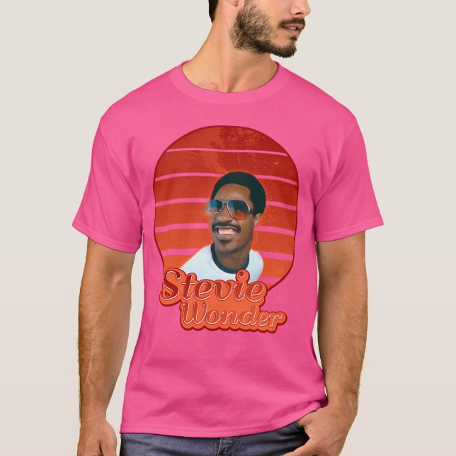 Camiseta Stevie Wonder (Frente)