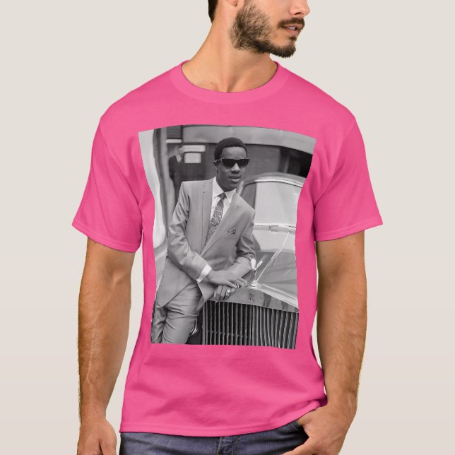 Camiseta Stevie Wonder (Frente)