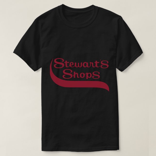 Camiseta Stewarts compra logotipo Premium T-Shirt (Frente do Design)