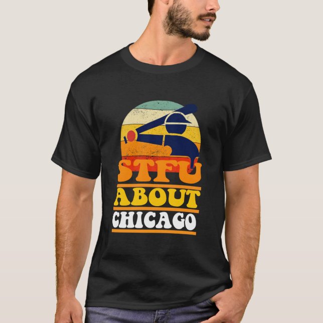 Camiseta Stfu Sobre Chicago Southside For (Frente)